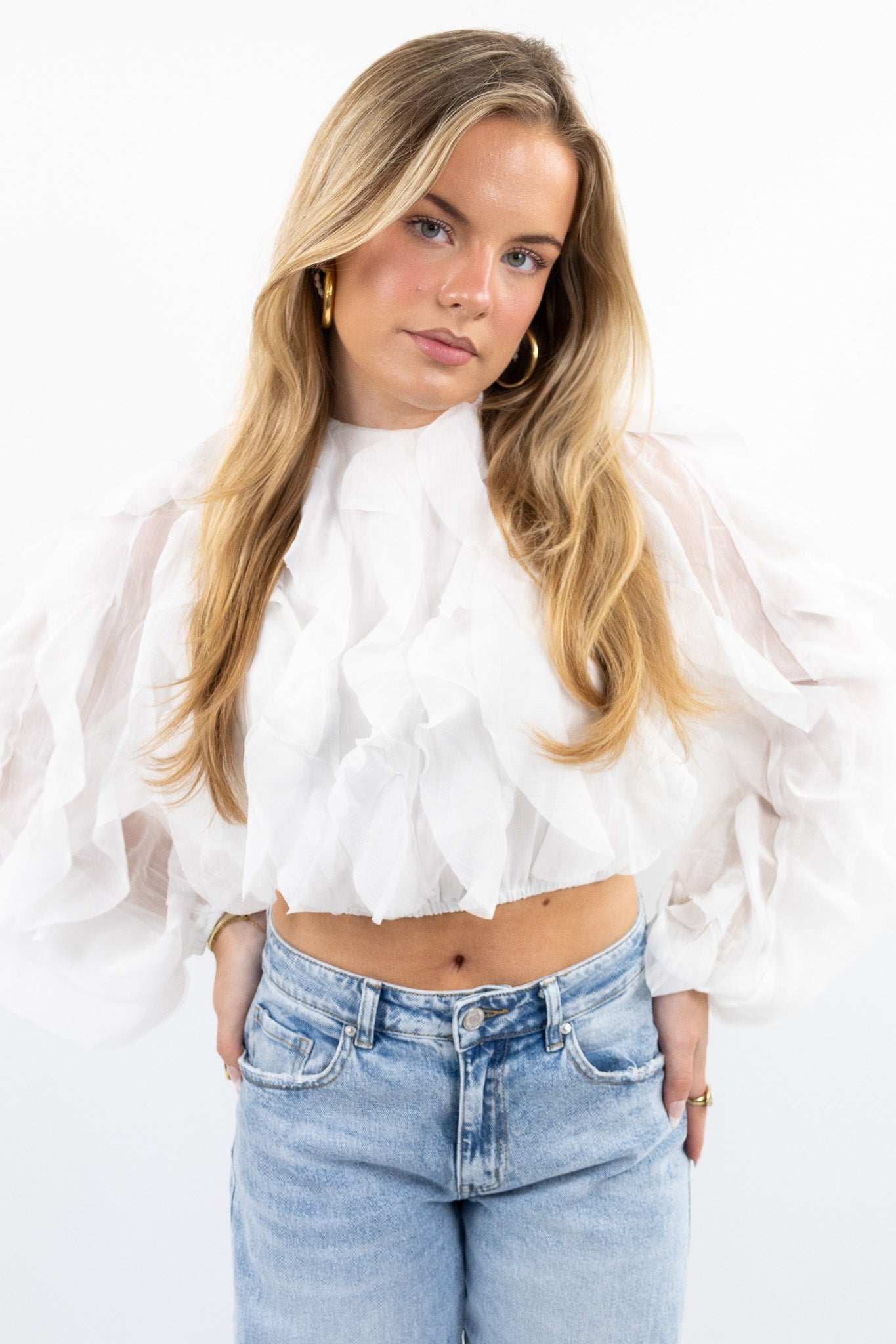 Volant bluse