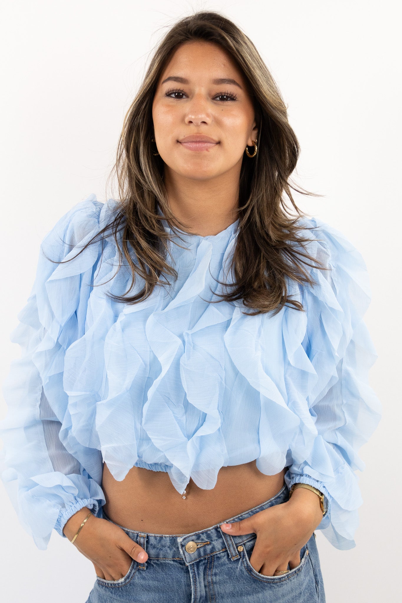 Volant bluse