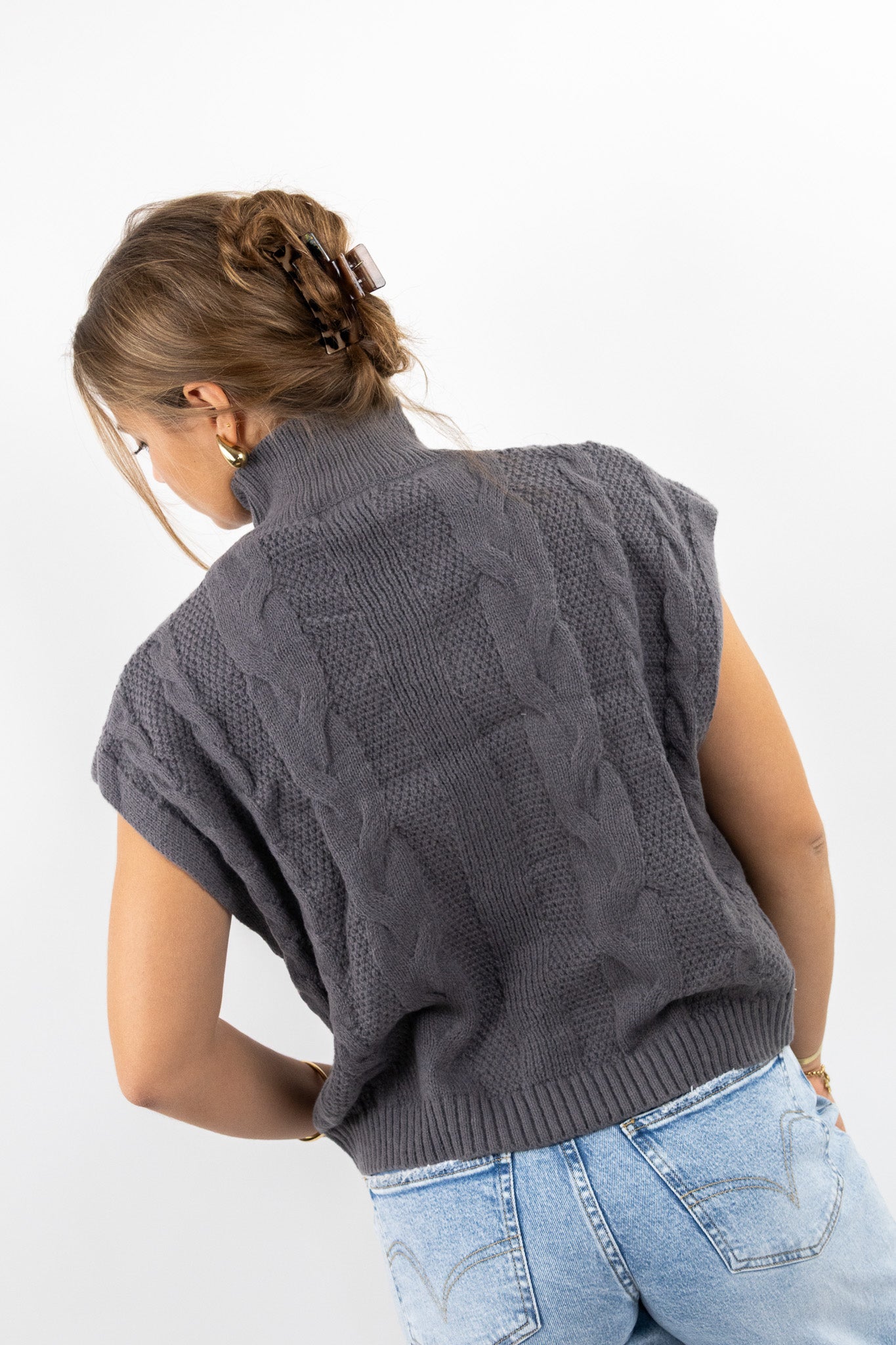 Cable Knit Sleeveless