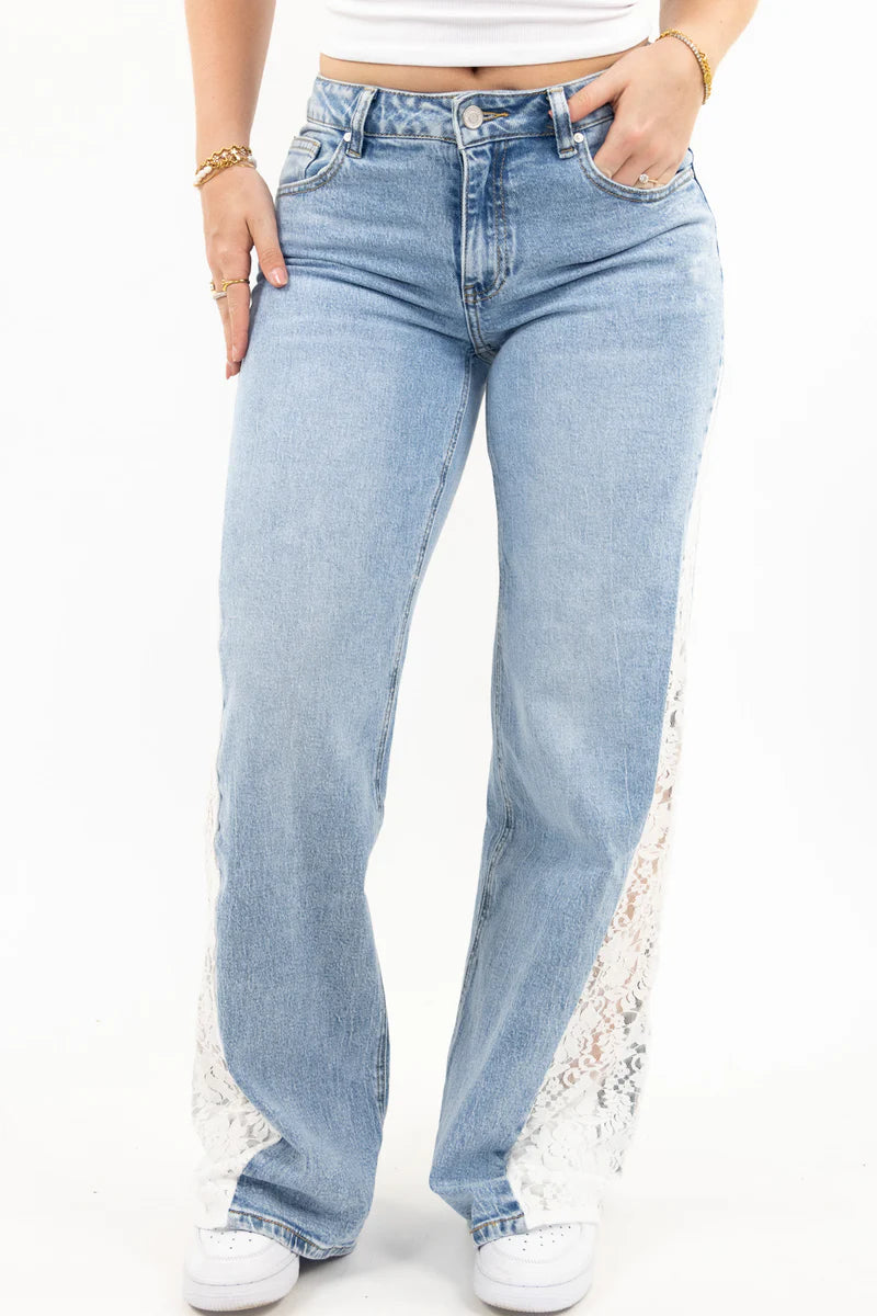 Lily lace jeans