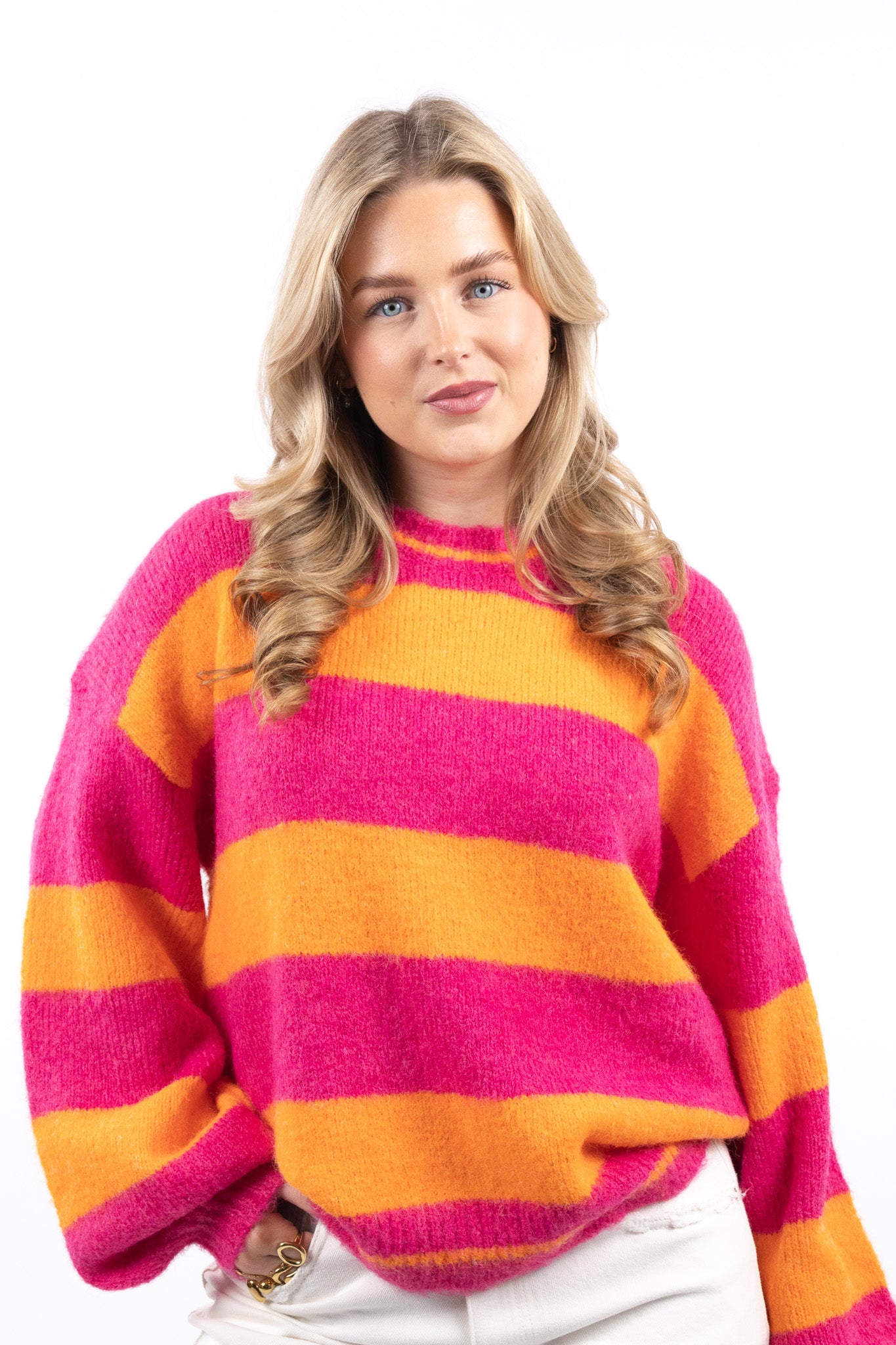 Color Pop Stripe Sweater
