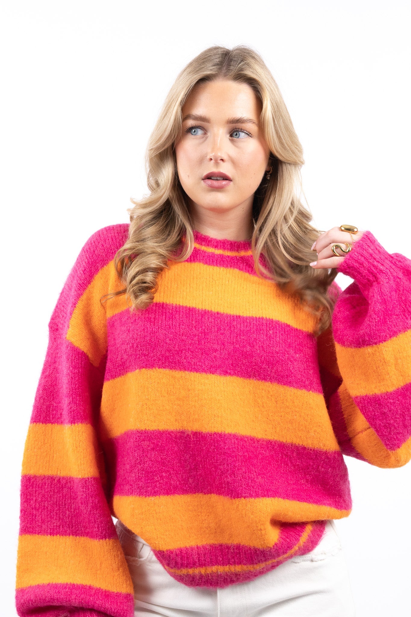 Color Pop Stripe Sweater