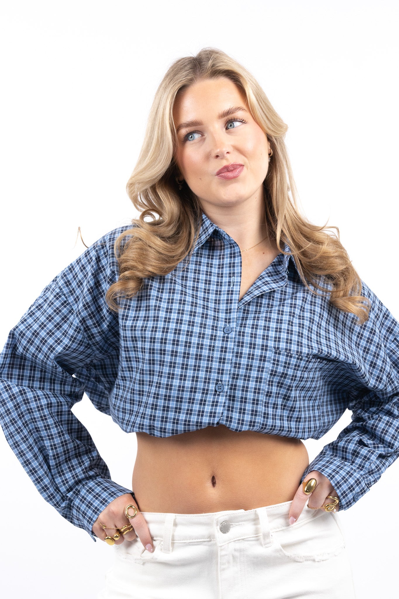 Boyfriend Check Shirt