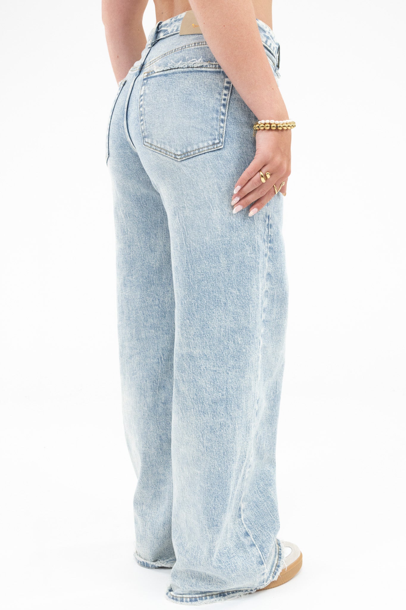 Basic Fold Over Jeans