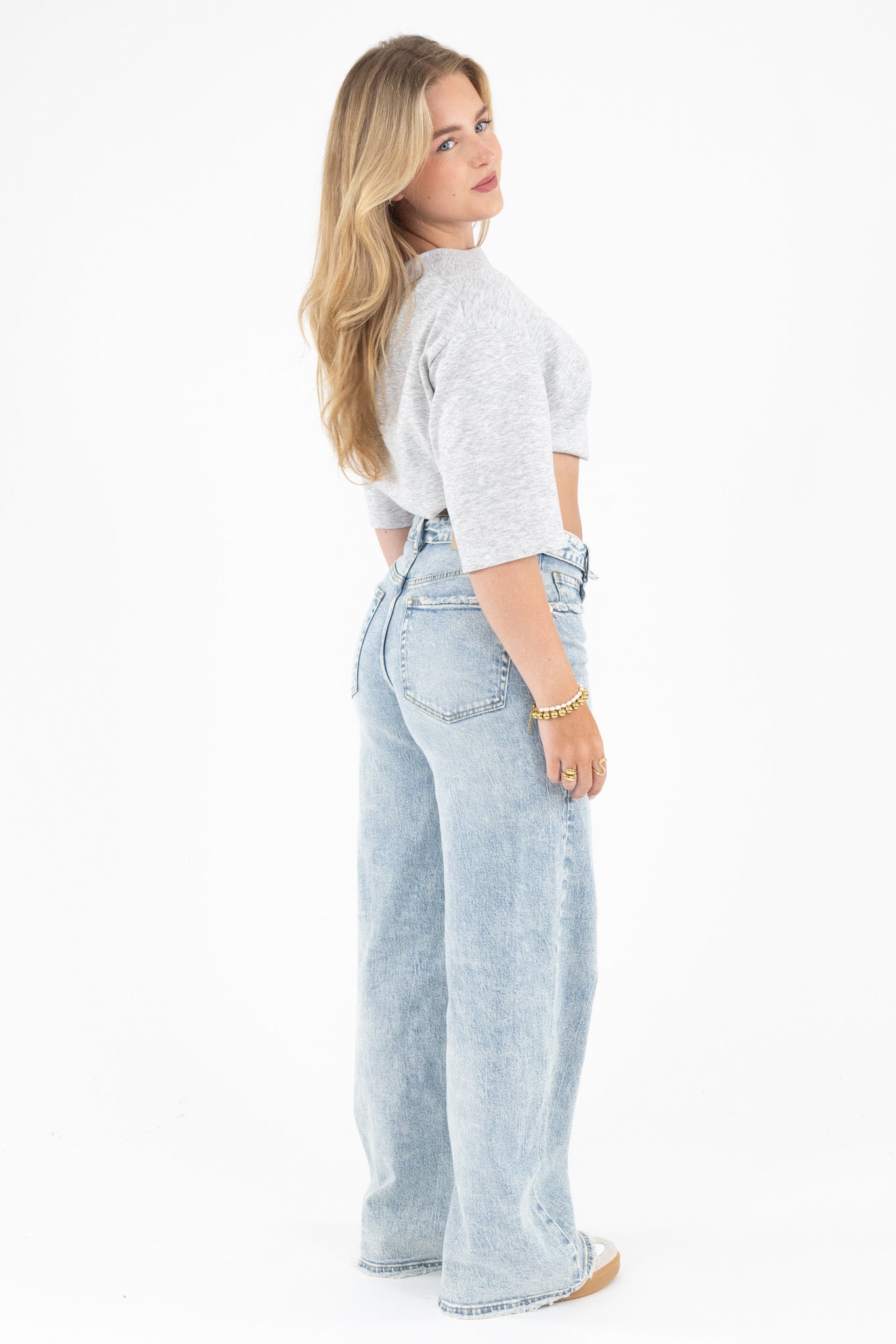 Basic Fold Over Jeans