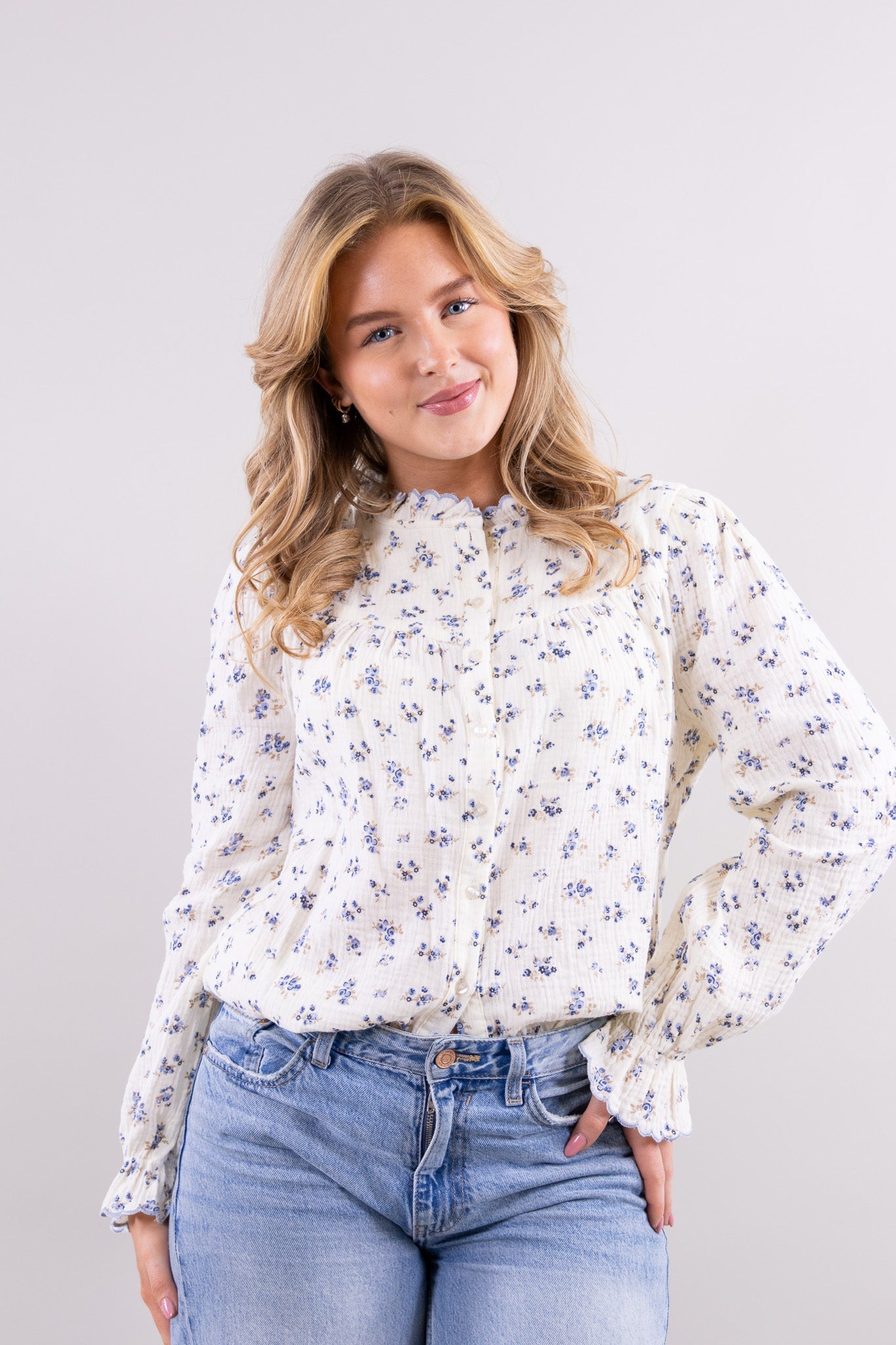 Riri Flower Bluse