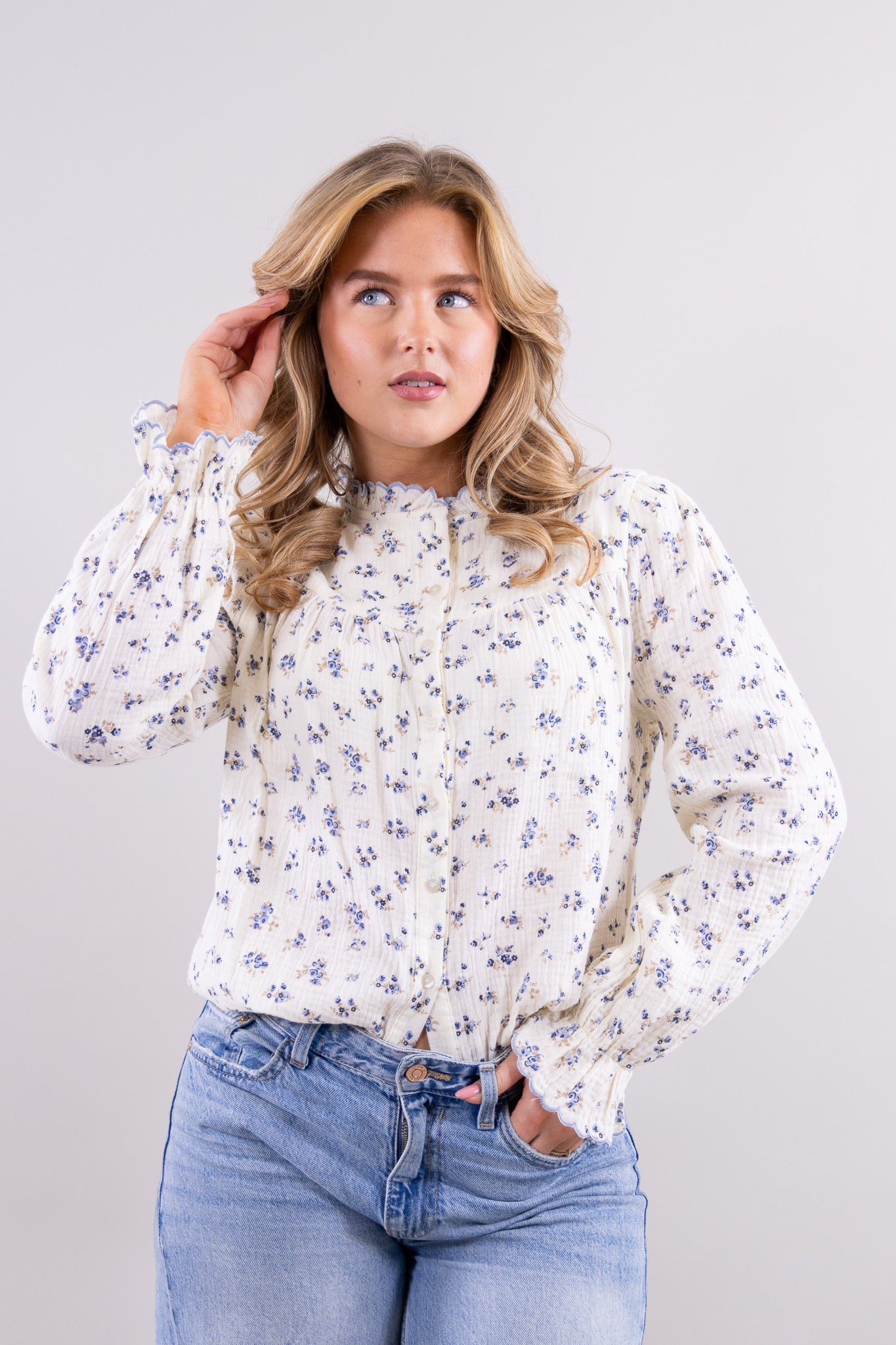 Riri Flower Bluse