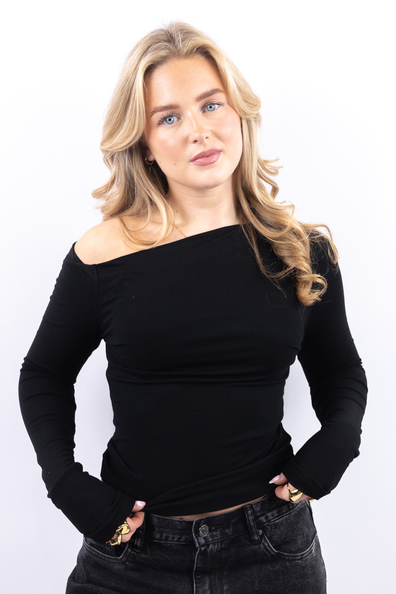 Asymmetrische One Shoulder Top