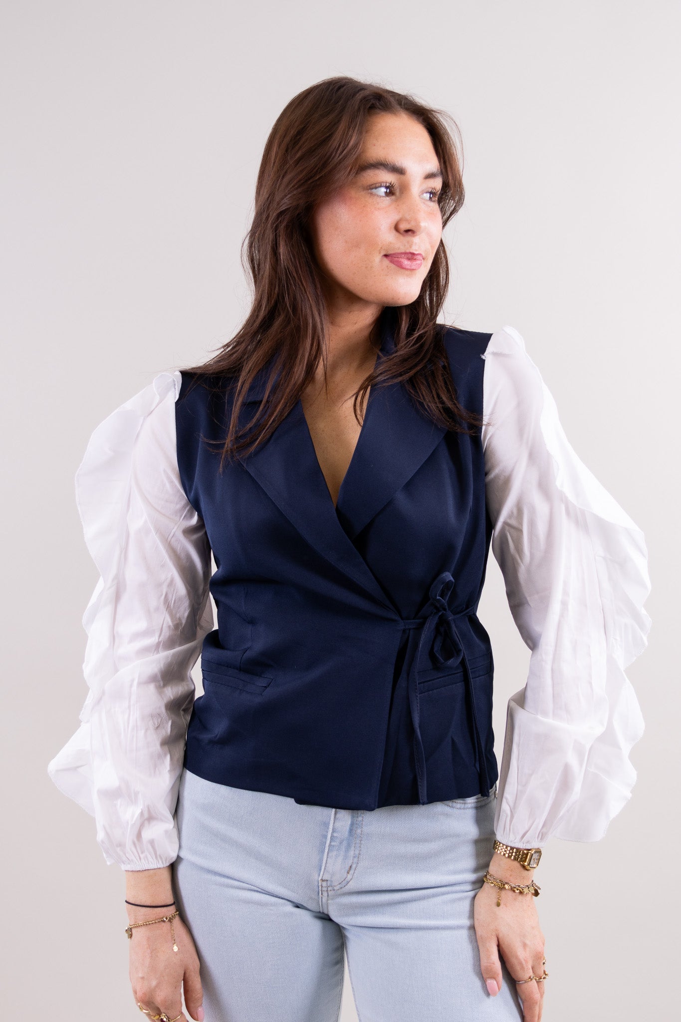 Lynn wrap blazer